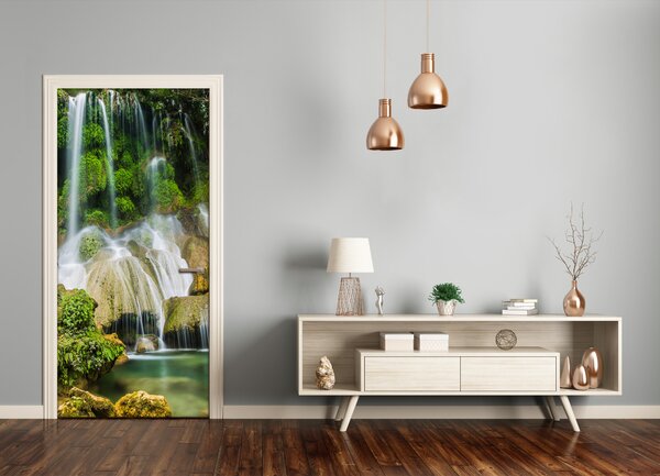 Fototapeta na dvere samolepiace vodopád džungle 75x205 cm