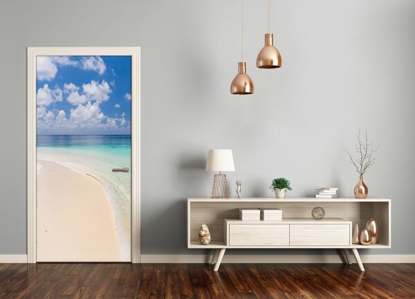 Fototapeta na dvere samolepiace pláš Maledivy 85x205 cm
