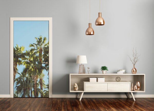 Fototapeta na dvere samolepiace príroda palmy 95x205 cm