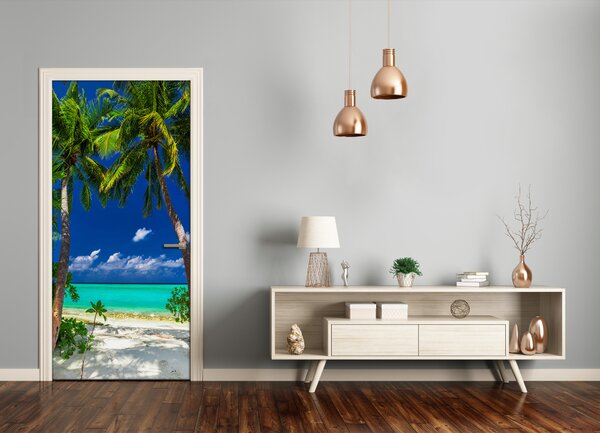 Fototapeta na dvere samolepiace tripická pláž 95x205 cm