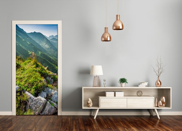 Fototapeta na dvere samolepiace hory leto 75x205 cm