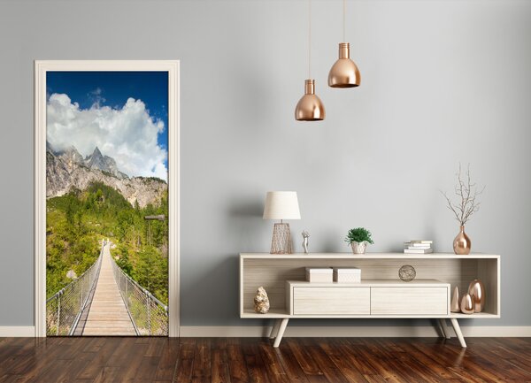Fototapeta na dvere samolepiace visiaci most 75x205 cm