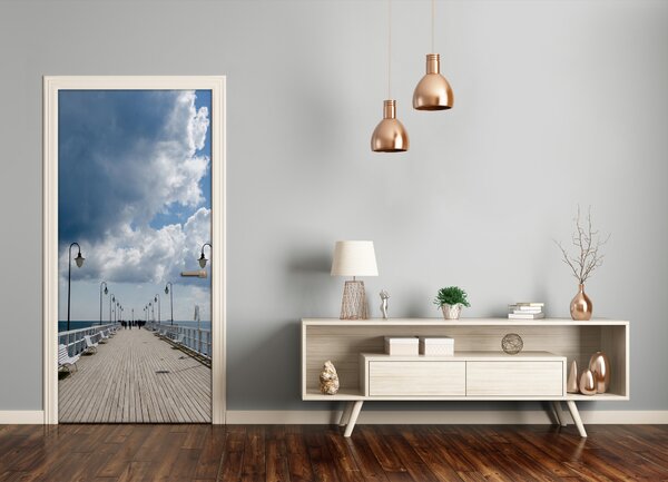Fototapeta na dvere samolepiace Mólo w Orłowie 85x205 cm