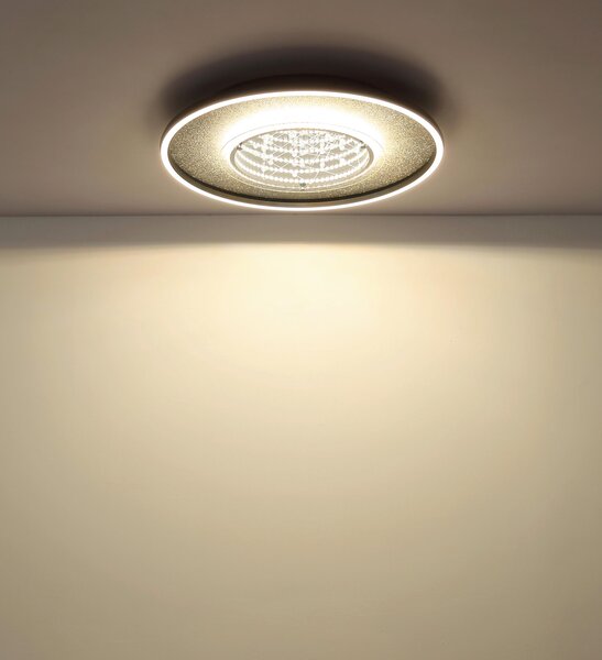 STROPNÉ LED SVIETIDLO, 51,5/6,8 cm Globo - Online Only bytové doplnky, Online Only