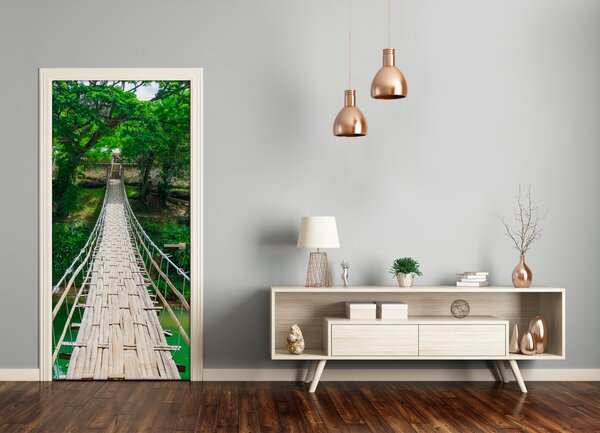 Fototapeta na dvere samolepiace visiaci most 95x205 cm