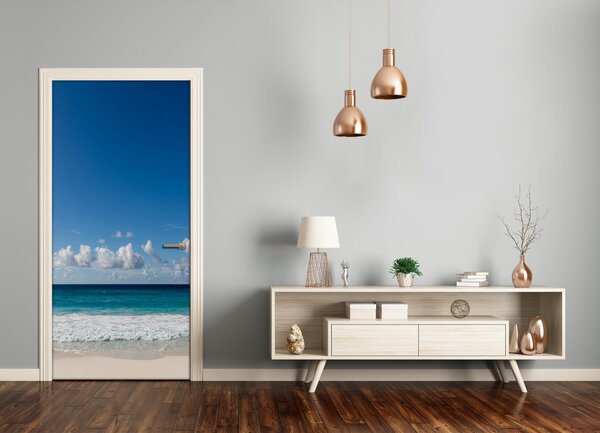 Fototapeta na dvere samolepiace tropická pláž 75x205 cm