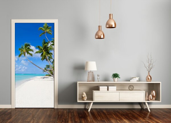 Fototapeta na dvere samolepiace tropická pláž 75x205 cm