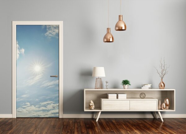 Fototapeta na dvere samolepiace slnko na nebi 95x205 cm