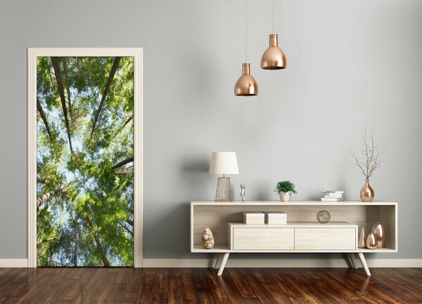Fototapeta na dvere samolepiace koruna stromov 85x205 cm