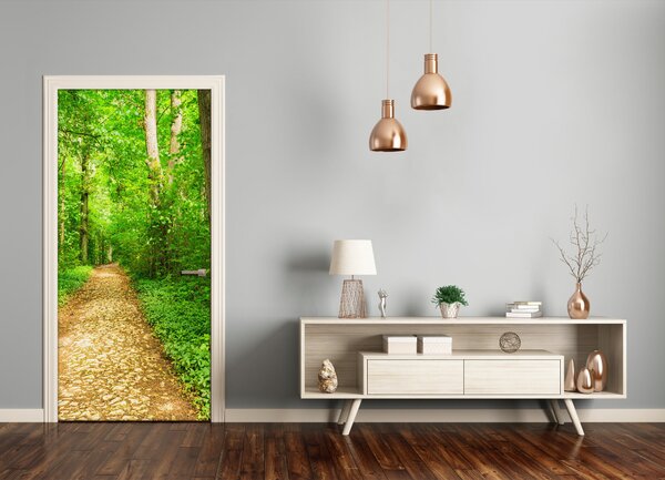 Fototapeta na dvere samolepiace chodník v lese 85x205 cm