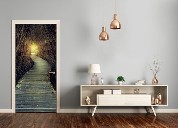 Fototapeta na dvere samolepiace chodník v lese 85x205 cm