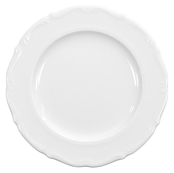 Maria Teresa biela porcelánová obedová súprava, 24-dielna pre 6 osôb (Elegantná porcelánová súprava pre 6 osôb)