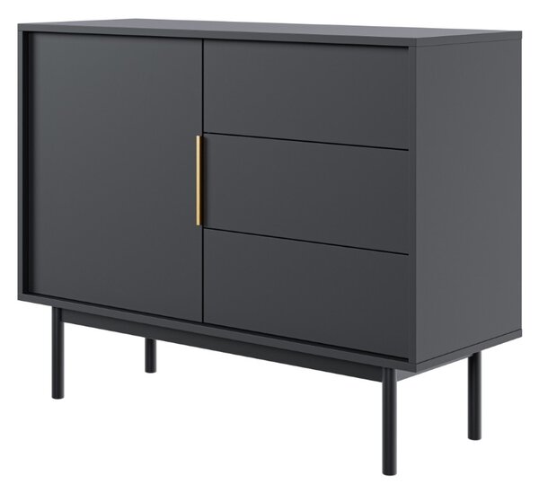 Vivaldi Komoda Viva 104 cm čierna