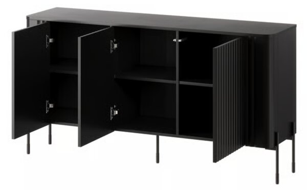 HALMAR Komoda Vera 150 cm čierna