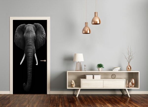 Samolepiace fototapety na dvere africký slon 85x205 cm