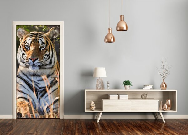 Samolepiace fototapety na dvere tiger 85x205 cm