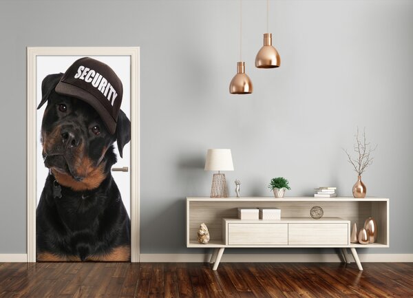 Samolepiace fototapety na dvere rottweiler 75x205 cm