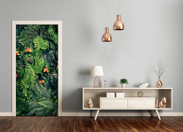 Fototapeta na dvere tropické rastliny 85x205 cm
