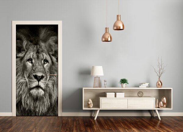 Samolepiace fototapety na dvere Lev 85x205 cm