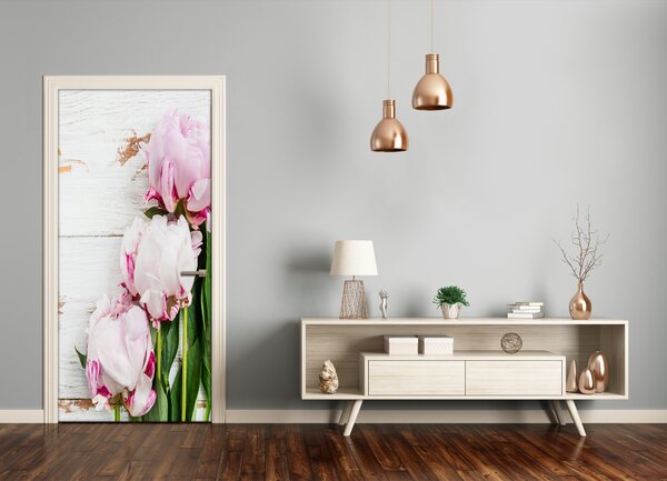 Fototapeta na dvere pivoňka 75x205 cm
