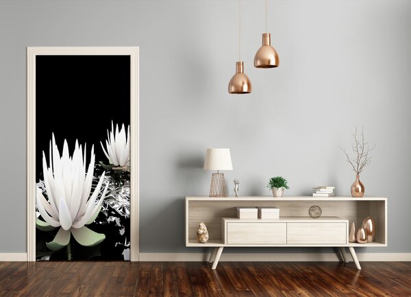 Fototapeta na dvere kvet lotosu 75x205 cm