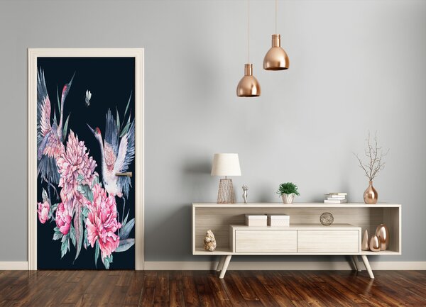 Fototapeta na dvere žeriav 85x205 cm