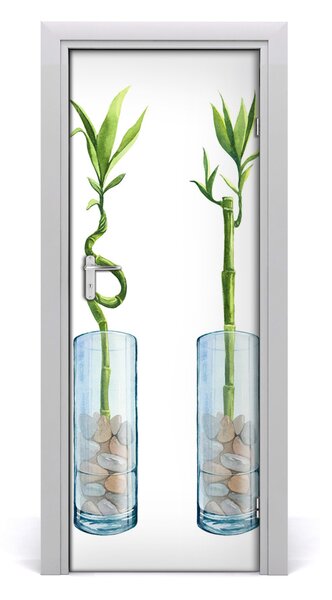 Fototapeta na dvere bambus 75x205 cm