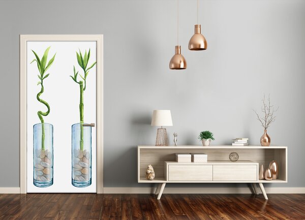 Fototapeta na dvere bambus 75x205 cm