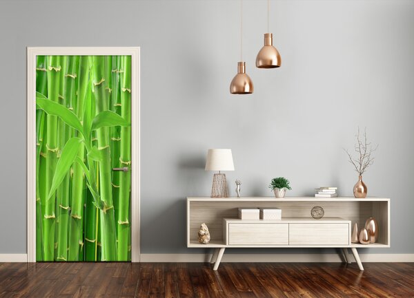 Fototapeta na dvere bambusový les 75x205 cm
