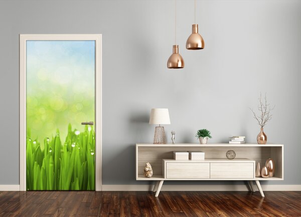 Fototapeta na dvere tráva 85x205 cm
