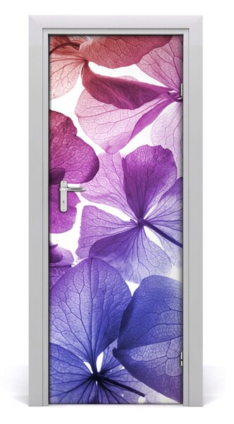 Fototapeta na dvere fialové kvety 85x205 cm