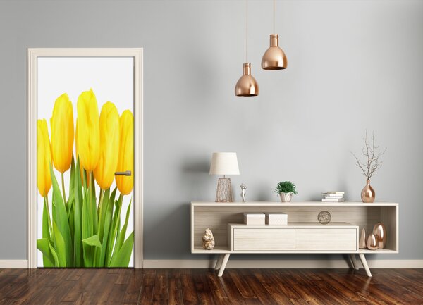 Fototapeta samolepiace žlté tulipány 75x205 cm