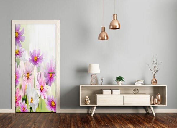 Fototapeta samolepiace poľné kvety 75x205 cm