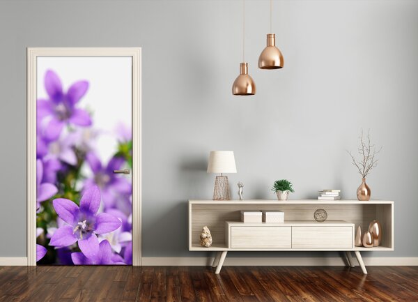 Fototapeta samolepiace fialové zvončeky 75x205 cm