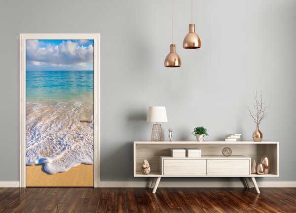 Fototapeta na dvere tropická pláž 85x205 cm