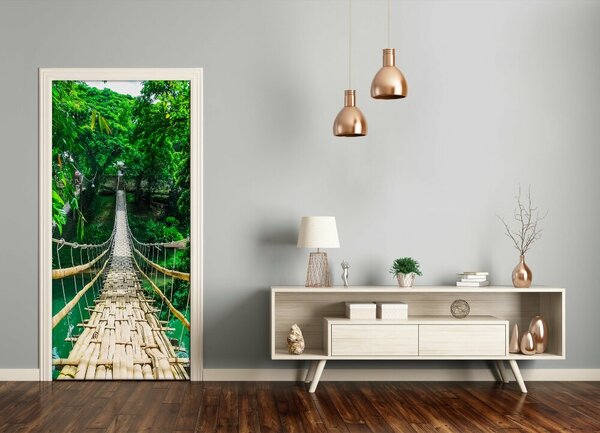 Fototapeta na dvere visiaci most 75x205 cm