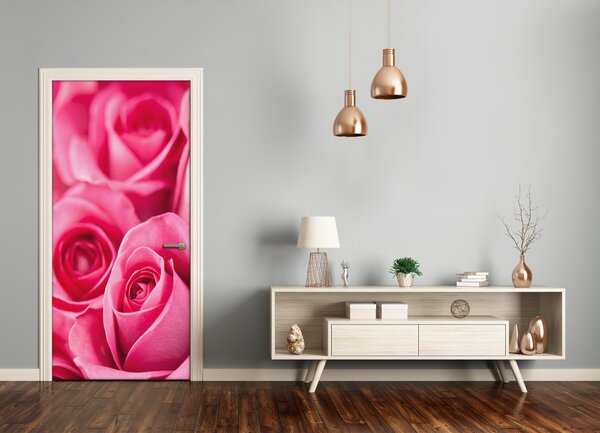 Fototapeta samolepiace ružové ruže 75x205 cm