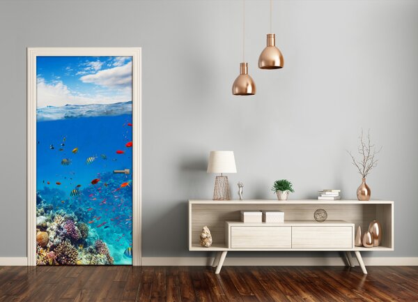 Fototapeta na dvere koralový útes 75x205 cm