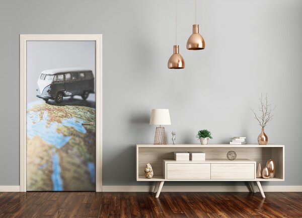 Fototapeta na dvere auto glob 75x205 cm