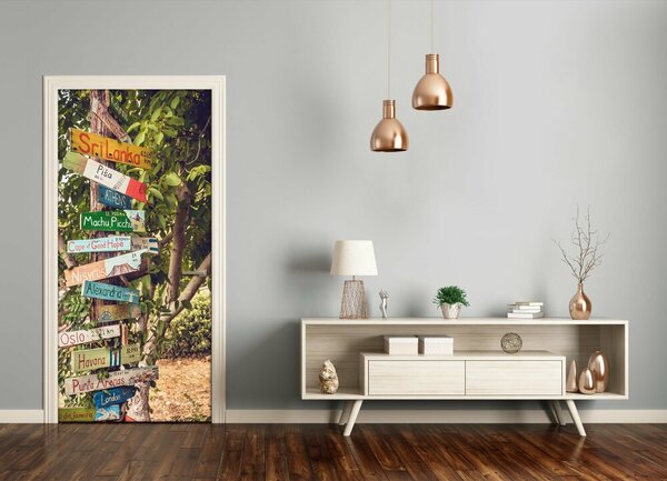 Fototapeta na dvere znak 75x205 cm