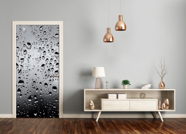Fototapeta na dvere kvapky vody 85x205 cm