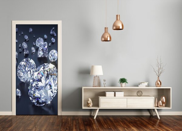 Fototapeta na dvere diamanty 75x205 cm