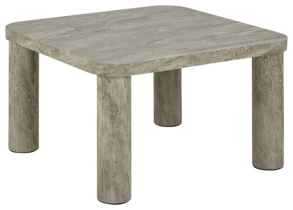 Actona Konferenčný stolík Solano 60 cm mramor sivý