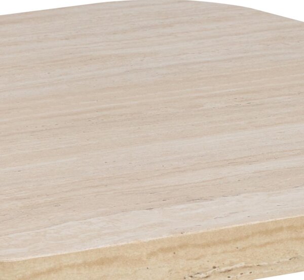 Actona Konferenčný stolík Solano 60 cm béžový travertín