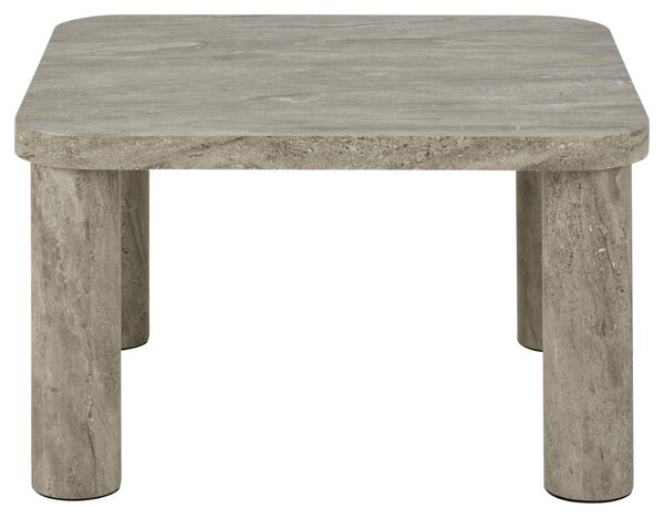 Actona Konferenčný stolík Solano 60 cm mramor sivý