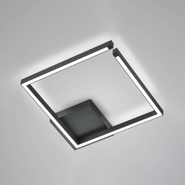 Stropné LED svetlo Yoko up/down štvorcové čierna