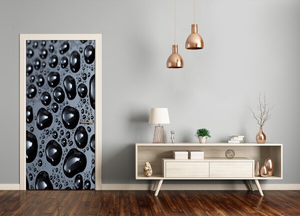 Fototapeta na dvere kvapky vody 75x205 cm