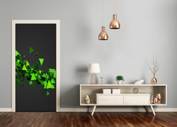 Fototapeta na dvere gemetrická vlna 75x205 cm