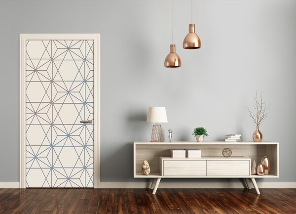 Fototapeta na dvere geometrické pozadie 75x205 cm