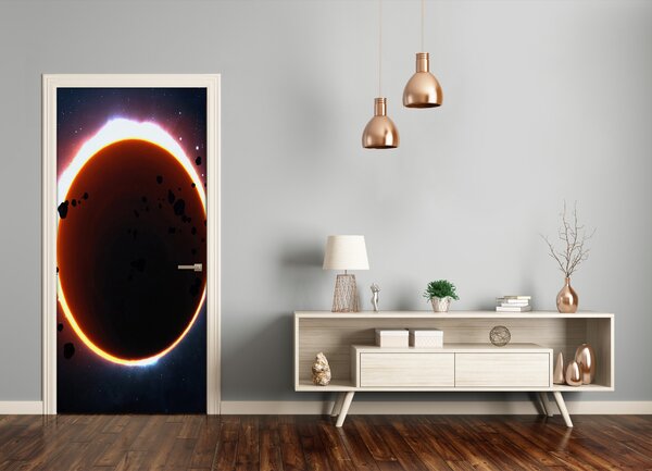 Fototapeta samolepiace na dvere zatmenie slnka 95x205 cm